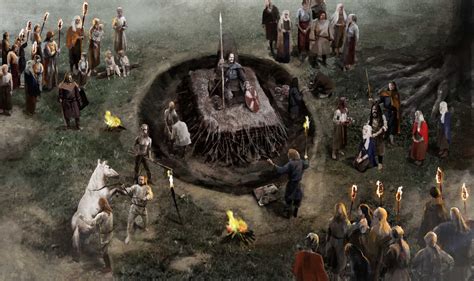 From Flames to Ashes: The Ritual of Cremation in Norse Pagan Funerals